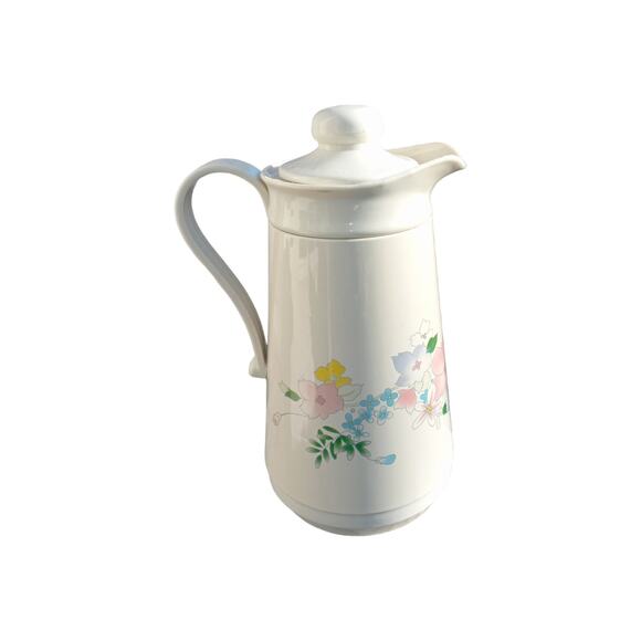 Retro Vintage 80's interpur Insulated carafe - floral - Picture 2 of 10